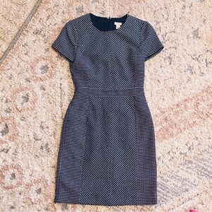 J. Crew Black and White Dress NWOT